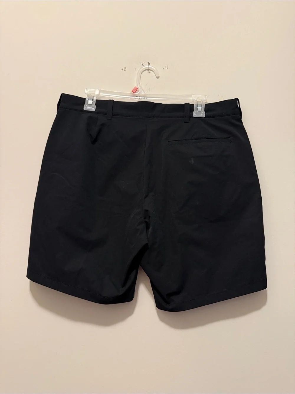J. Crew Men's Black Flat-Front Chino Shorts